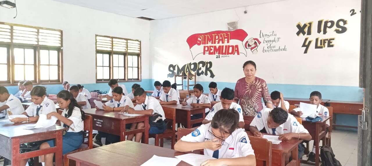 Tes Tertulis Pada Seleksi Calon Murid Baru SMA PGRI DOBO tahun pelajaran 2025/2025